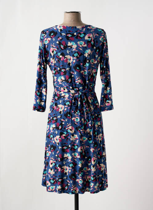 Robe mi-longue bleu JOY'S PARIS pour femme