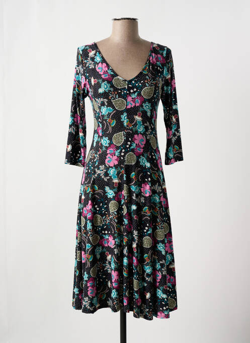 Robe mi-longue noir JOY'S PARIS pour femme