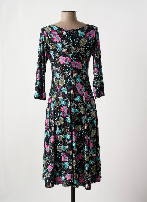 Robe mi-longue noir JOY'S PARIS pour femme