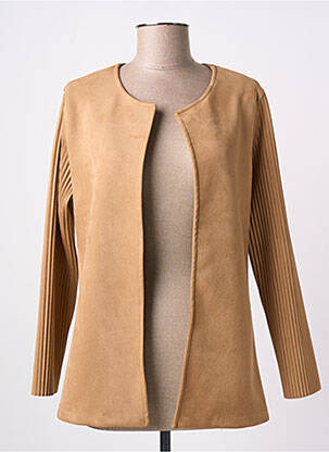 Veste casual beige MISS TONIC pour femme