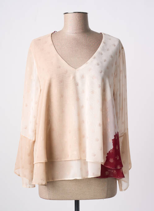 Blouse beige MA PETITE FIANCEE pour femme