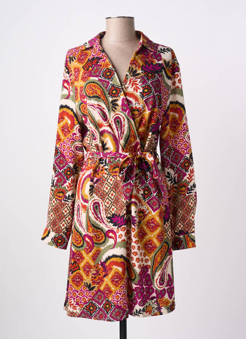 Robe mi-longue violet SUZZY & MILLY pour femme