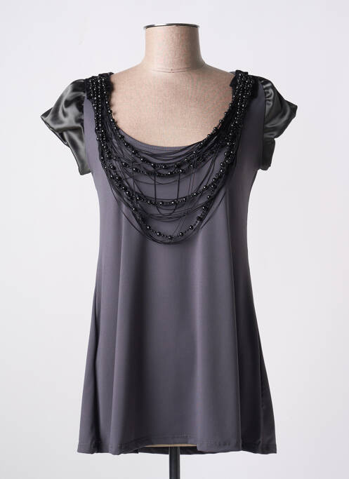 Top gris MISS MISS BY VALENTINA pour femme