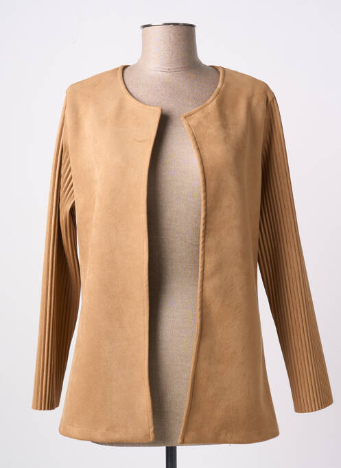 Veste casual beige MISS TONIC pour femme