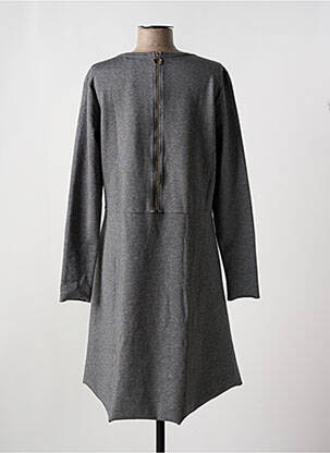 Robe mi-longue manches longues manches longues gris TOMMY HILFIGER femme