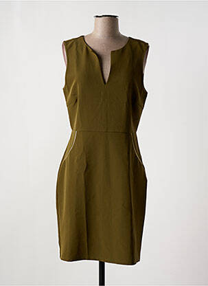 Robe mi-longue sans manche sans manche vert VERO MODA femme