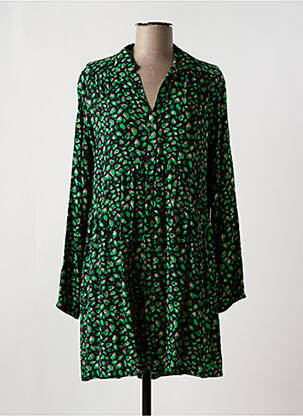 Robe courte manches longues manches longues vert SALSA femme