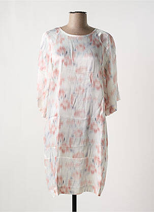 Robe mi-longue manches 3/4 manches 3/4 beige ARMANI EXCHANGE femme