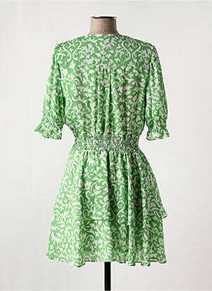 Robe courte manches courtes manches courtes vert SALSA femme