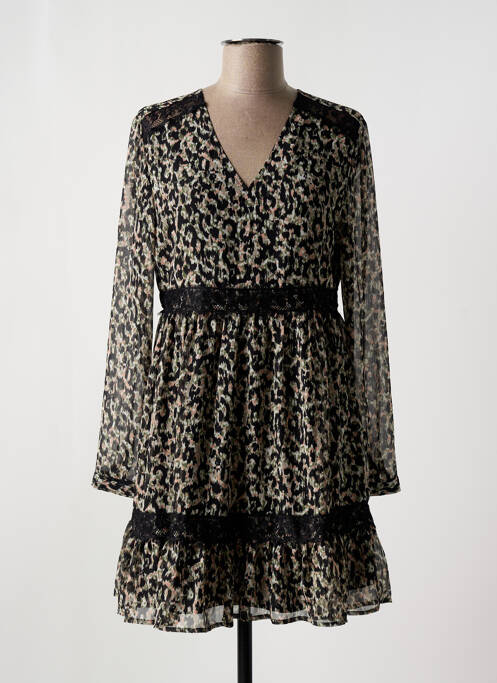 Robe courte noir LE TEMPS DES CERISES pour femme