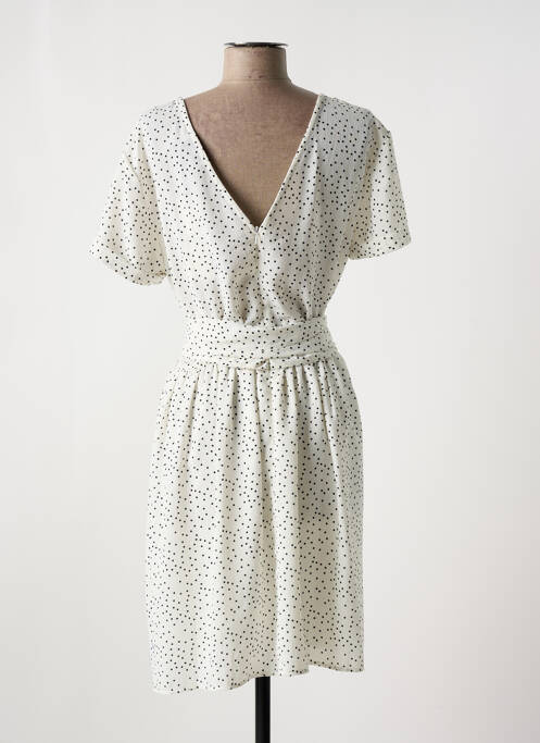 Robe mi-longue blanc LE TEMPS DES CERISES femme