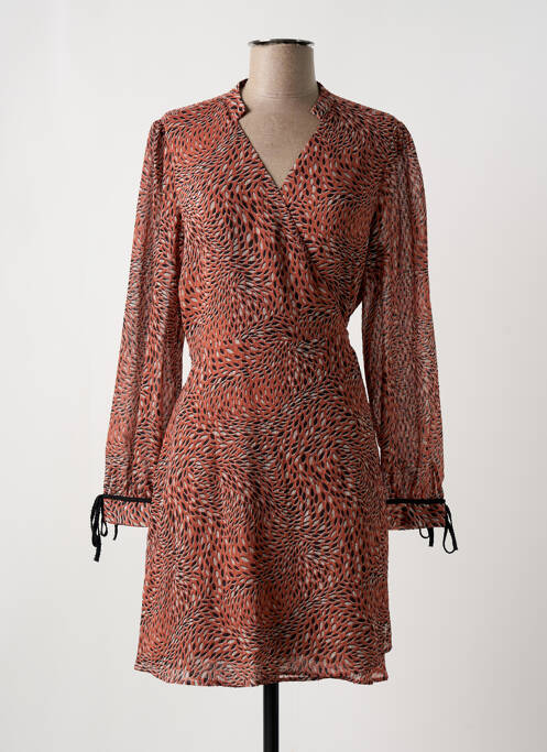 Robe mi-longue rouge SALSA pour femme