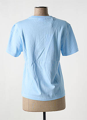 T-shirt stretch manches courtes bleu LACOSTE femme
