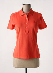 Polo orange LACOSTE pour femme seconde vue