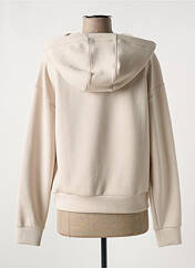 Sweat-shirt à capuche beige ARMANI EXCHANGE pour femme seconde vue
