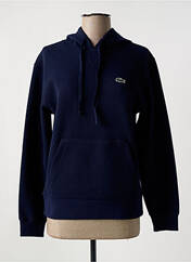 Sweat-shirt à capuche bleu LACOSTE pour femme seconde vue