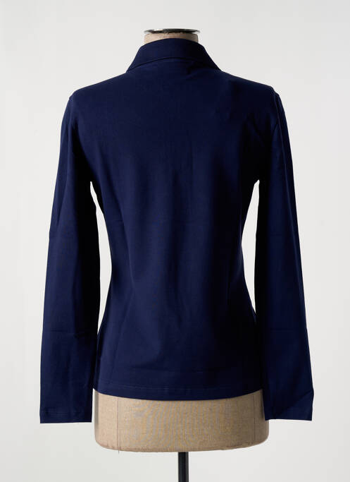 Polo manches longues manches longues bleu LACOSTE femme