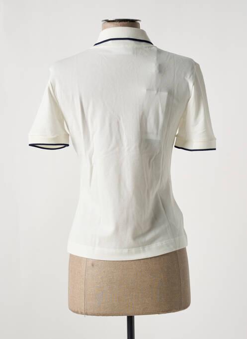 Polo stretch manches courtes beige LACOSTE femme