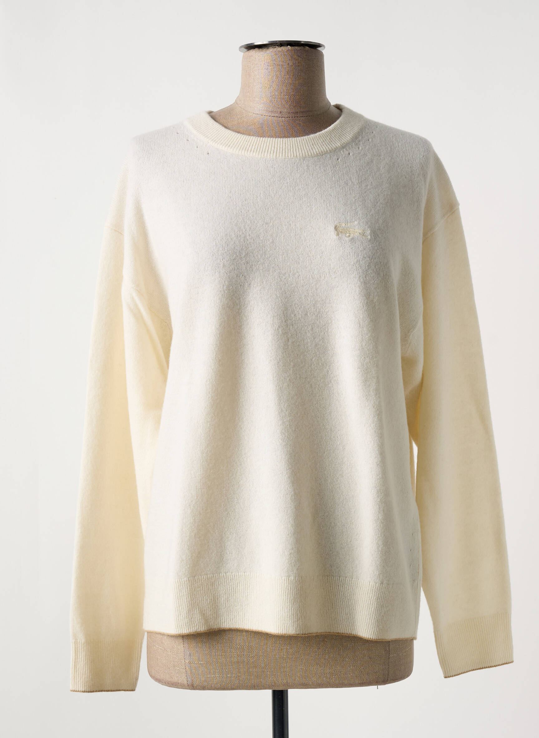 Pull Stretch Beige Lacoste Femme 2510242-beige0 Modz