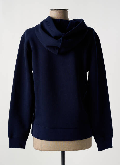 Sweat-shirt à capuche bleu LACOSTE pour femme