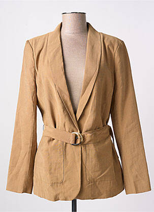 Blazer poches marron LE TEMPS DES CERISES femme