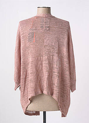 Gilet manches longues manches 3/4 rose SUPERDRY femme