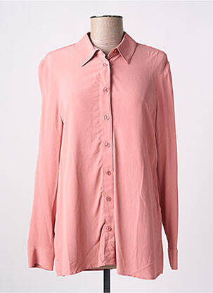 Chemisier coupe cintrée manches longues orange TOMMY HILFIGER femme
