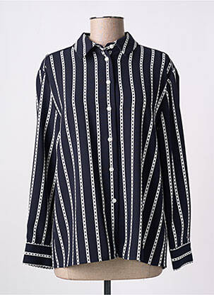 Chemisier coupe cintrée manches longues noir TOMMY HILFIGER femme