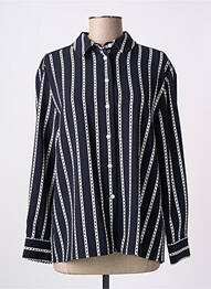 Chemisier coupe cintrée manches longues noir TOMMY HILFIGER femme