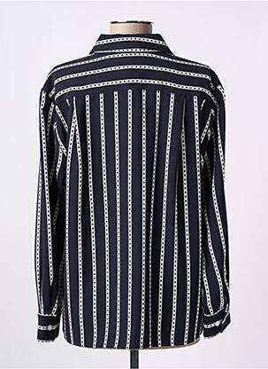 Chemisier coupe cintrée manches longues noir TOMMY HILFIGER femme