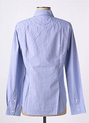 Chemisier coupe cintrée manches longues bleu EDEN PARK femme