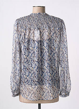 Blouse légère et transparente manches longues gris LE TEMPS DES CERISES femme