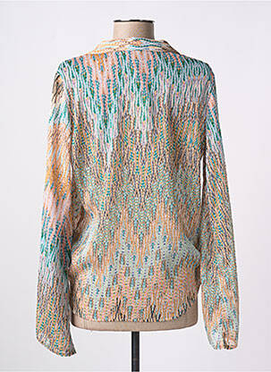 Blouse imprimé fantaisie manches longues orange SALSA femme