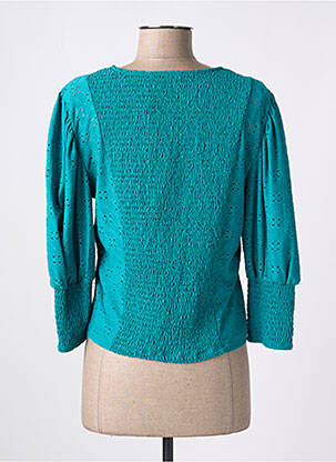 Top stretch manches 3/4 bleu SALSA femme