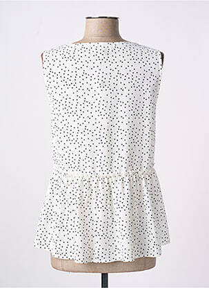 Top sans manche sans manche blanc LE TEMPS DES CERISES femme