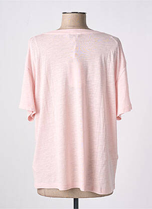 T-shirt coupe droite manches courtes rose TOMMY HILFIGER femme