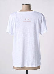 T-shirt blanc ARMANI EXCHANGE pour femme seconde vue