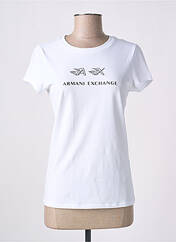 T-shirt blanc ARMANI EXCHANGE pour femme seconde vue