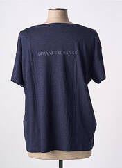 T-shirt bleu ARMANI EXCHANGE pour femme seconde vue