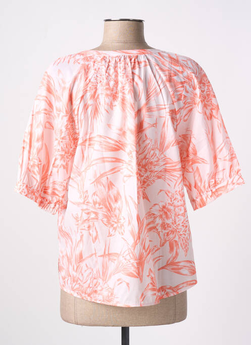 T-shirt col v manches courtes orange TOMMY HILFIGER femme