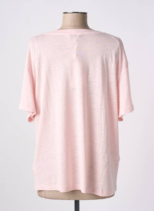 T-shirt coupe droite manches courtes rose TOMMY HILFIGER femme