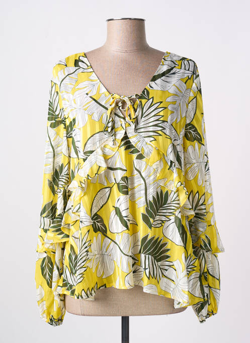 Blouse jaune GRACE & MILA pour femme