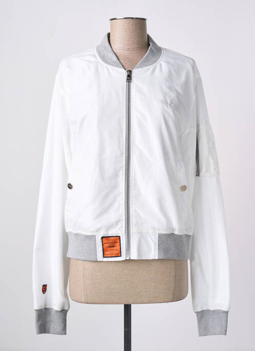 Blouson blanc BOMBERS pour femme