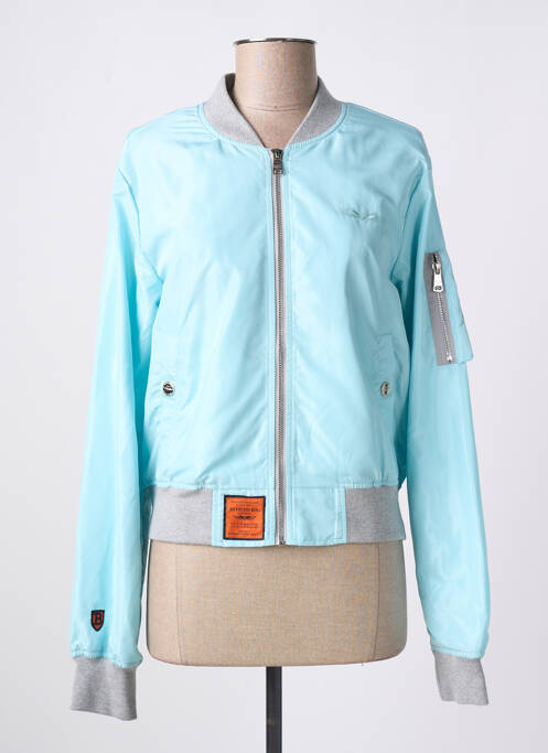Blouson bleu BOMBERS pour femme