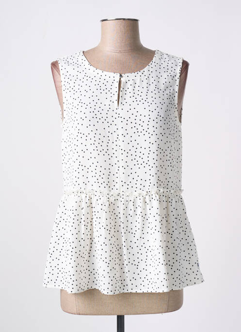 Top blanc LE TEMPS DES CERISES pour femme