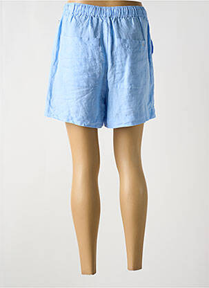 Short fermeture zippée sous rabat boutonné taille haute bleu TOMMY HILFIGER femme
