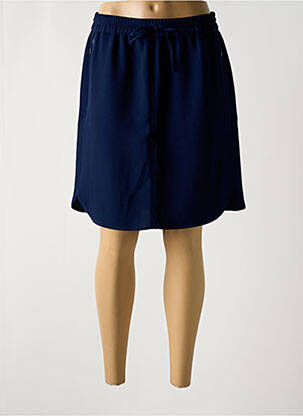 Jupe mi-longue taille haute bleu LACOSTE femme