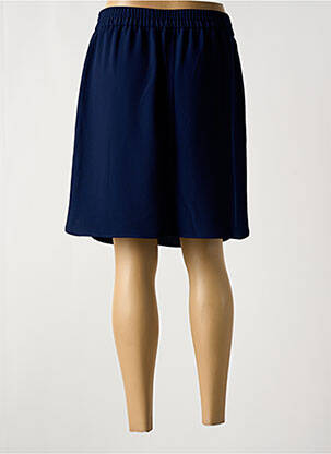 Jupe mi-longue taille haute bleu LACOSTE femme