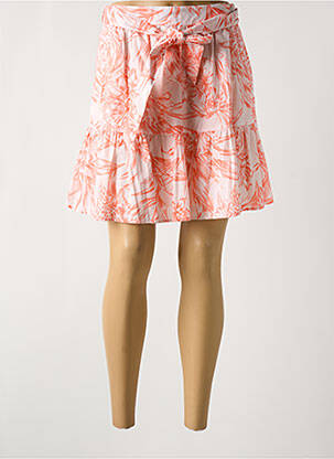 Jupe courte taille haute orange TOMMY HILFIGER femme