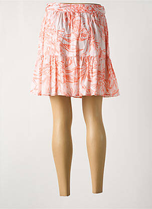 Jupe courte taille haute orange TOMMY HILFIGER femme
